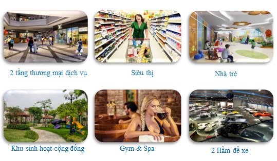 Hệ thống tiện ích đa dạng tại T&T Reverview đảm bảo cuộc sống tiện nghi cho các gia đình.