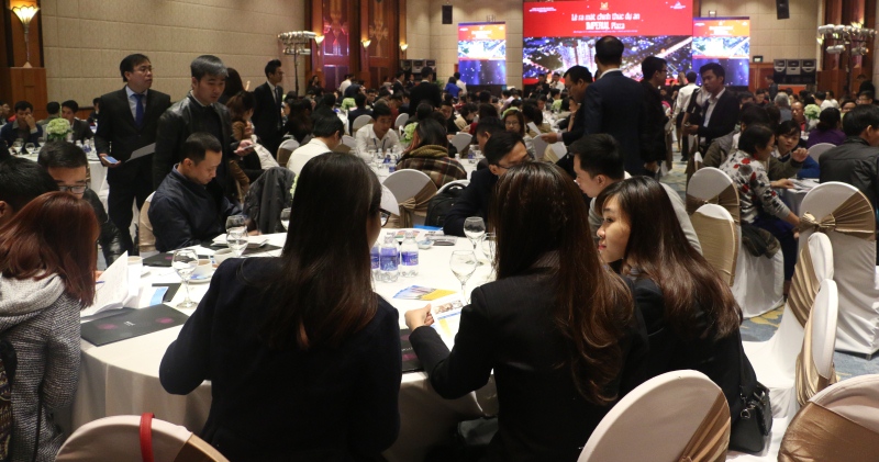 Hình ảnh buổi ra mắt dự án Imperial Plaza 360 Giải Phóng.