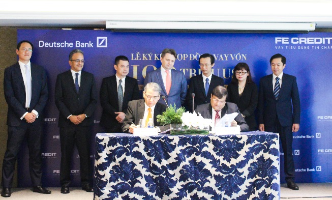 Deutsche Bank cung cấp khoản vay có bảo đảm trị giá 100 triệu USD cho FE Credit