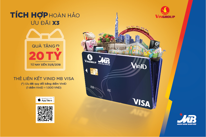 Ra mắt thẻ liên kết VinID-MB Visa