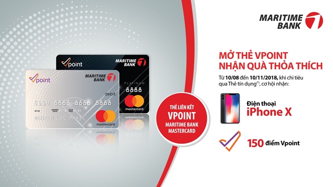 ‘Tích điểm muôn nơi, chi tiêu cực hời’ với thẻ liên kết Vpoint - Maritime Bank