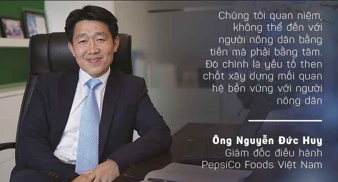 CEO PepsiCo Foods Việt Nam: “Không thể đến với người nông dân bằng tiền mà phải bằng tâm” CEO PepsiCo Foods Việt Nam: “Không thể đến với người nông dân bằng tiền mà phải bằng tâm”