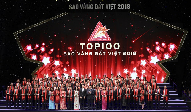 VietABank được vinh danh Top 100 Doanh nghiệp Sao Vàng đất Việt