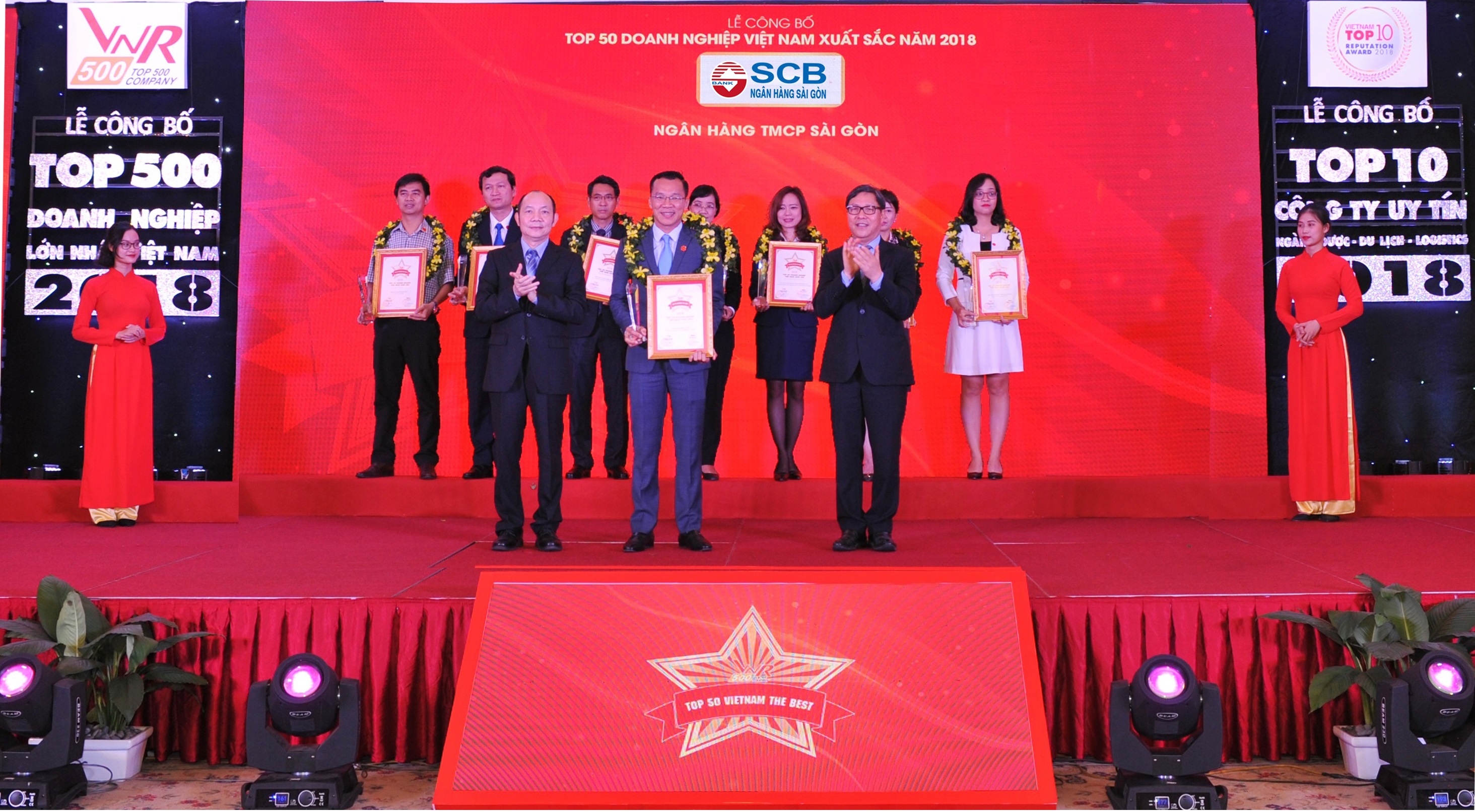 SCB nằm trong Top 50 doanh nghiệp xuất sắc nhất Việt Nam 2018