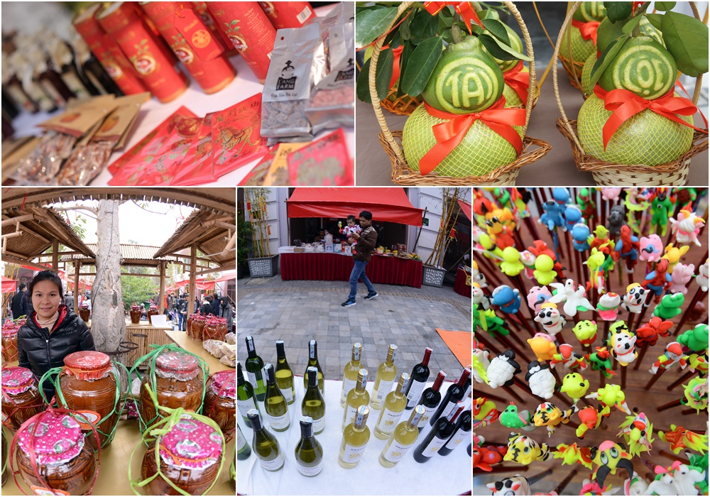 Chợ Tết Ecopark: Không gian Tết Việt đầy màu sắc - Ảnh 2.