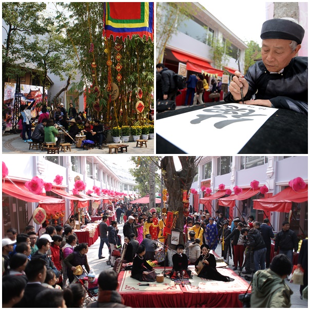 Chợ Tết Ecopark: Kh&ocirc;ng gian Tết Việt đầy m&agrave;u sắc - Ảnh 4.