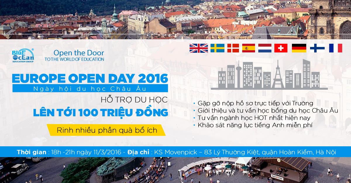 Ngày hội du học châu Âu Europe Open Day 2016 - Ảnh 1.