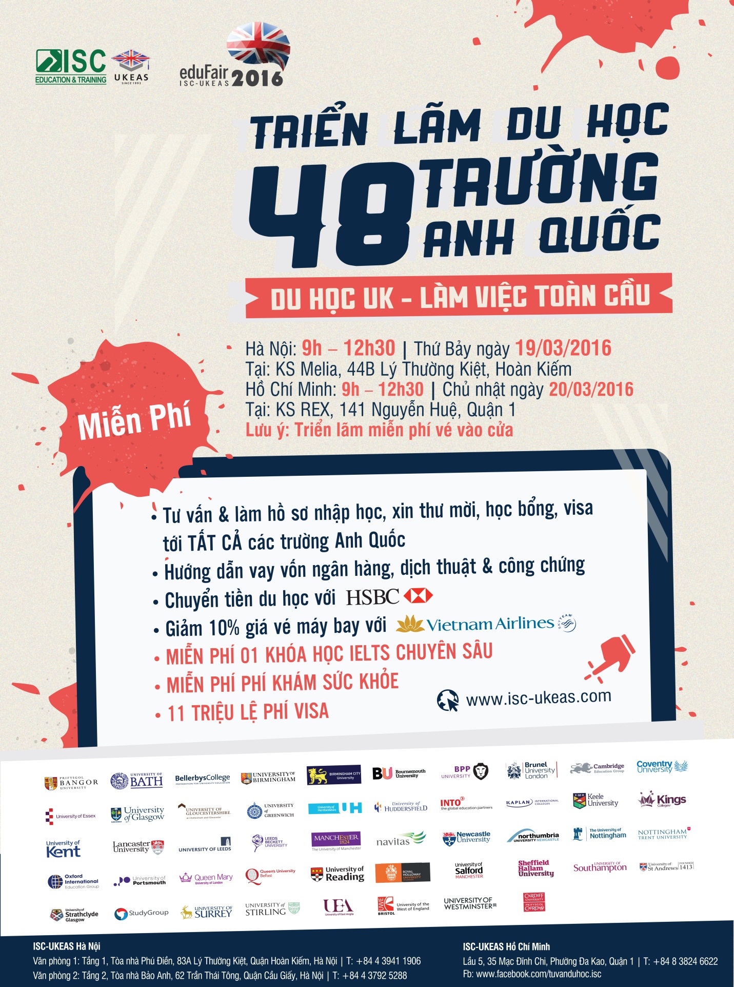 Gói quà tặng hấp dẫn tại Triển lãm Du học 48 trường Anh Quốc edufairUK 2016 - Ảnh 2.