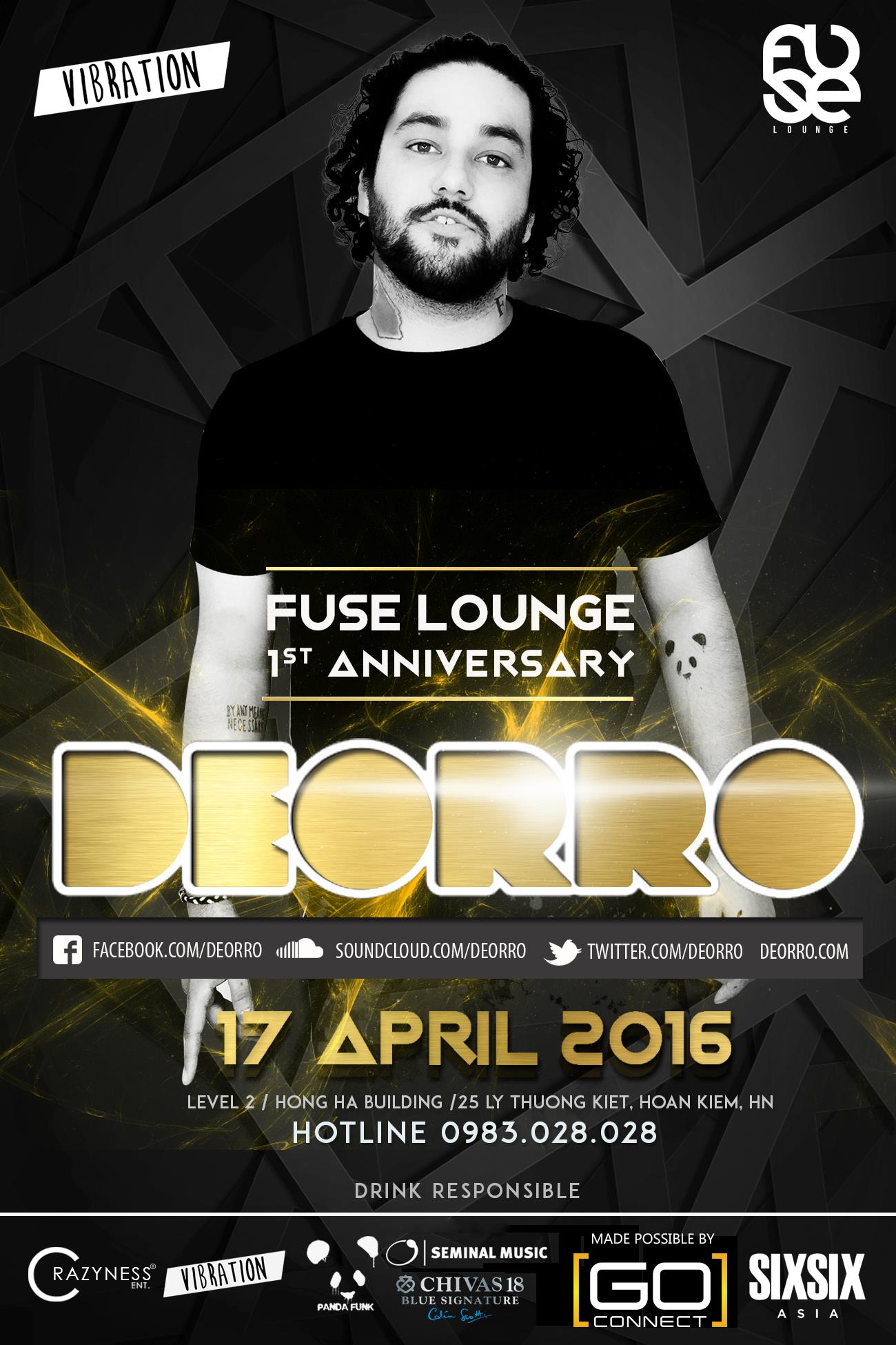 &ldquo;&Ocirc;ng ho&agrave;ng Melbourne Bounce&rdquo; DEORRO bất ngờ tới H&agrave; Nội v&agrave;o 17/04 - Ảnh 3.