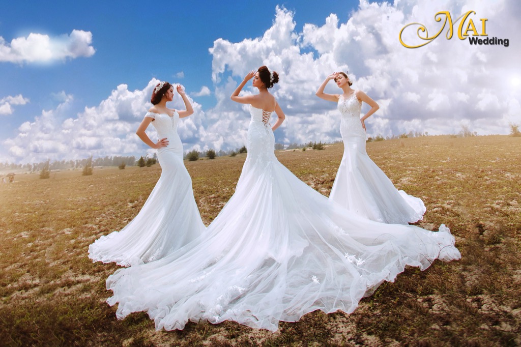 Cho&aacute;ng ngợp với v&aacute;y cưới si&ecirc;u đẹp của MaiWedding - Ảnh 3.