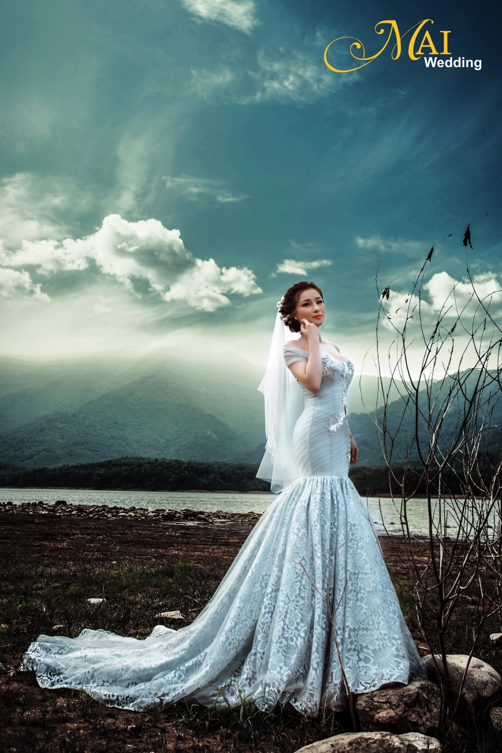 Cho&aacute;ng ngợp với v&aacute;y cưới si&ecirc;u đẹp của MaiWedding - Ảnh 18.