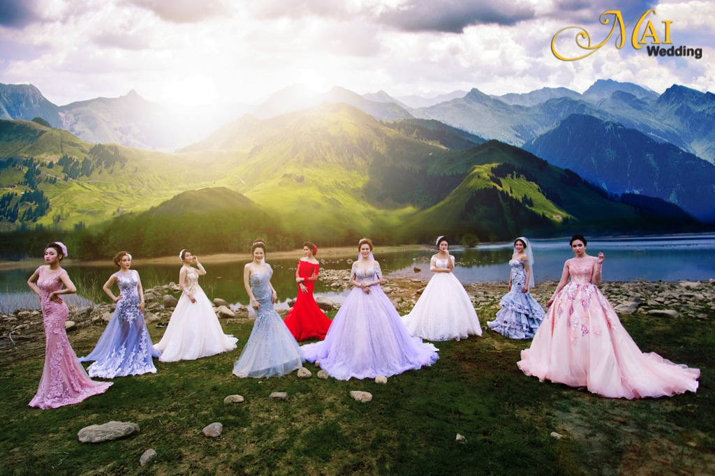 Cho&aacute;ng ngợp với v&aacute;y cưới si&ecirc;u đẹp của MaiWedding - Ảnh 24.