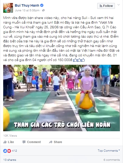 H&egrave; n&agrave;y sao Việt đưa con đi chơi ở đ&acirc;u? - Ảnh 3.