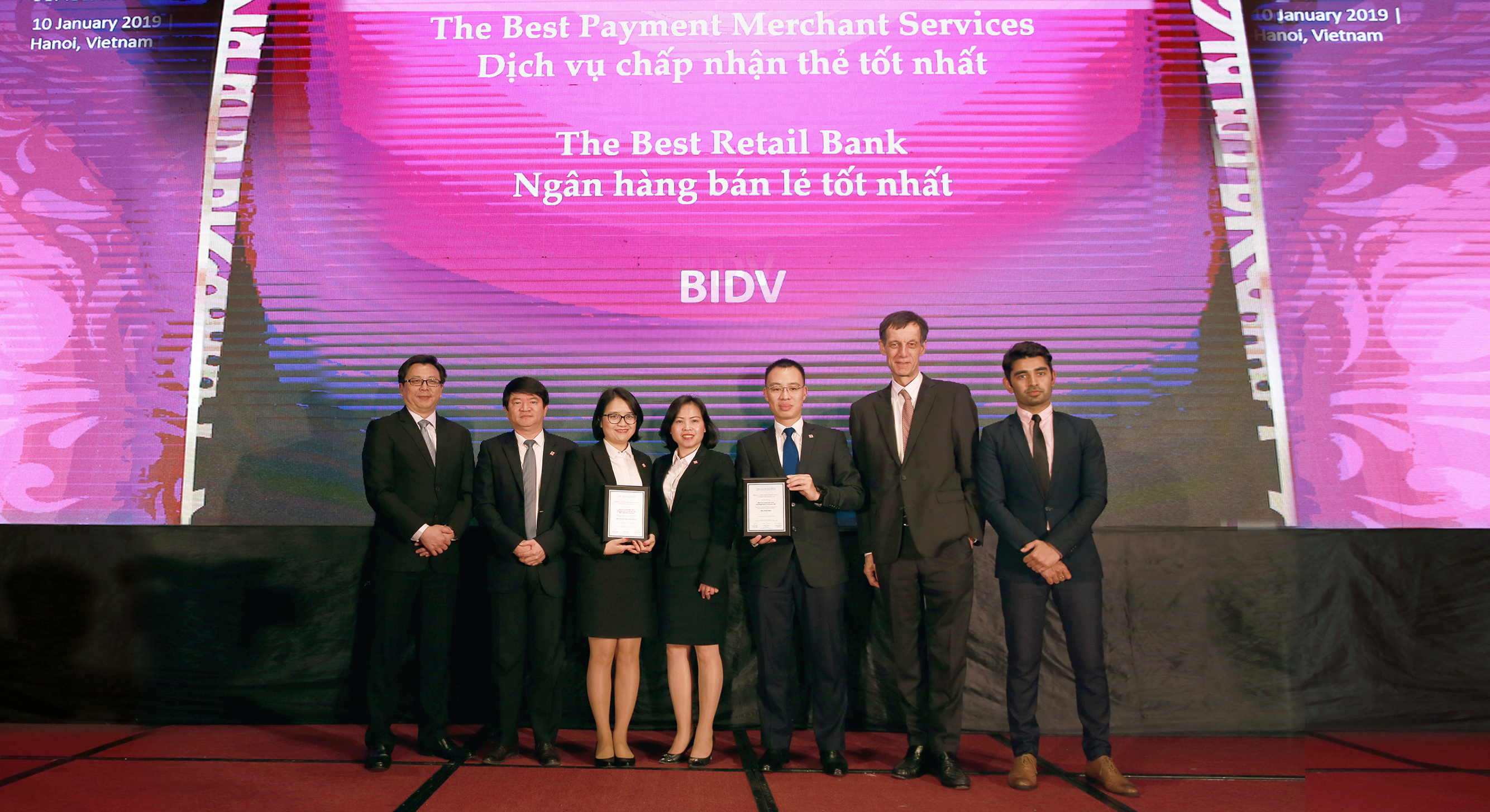 BIDV tiếp tục được vinh danh tại Lễ trao giải uy tín