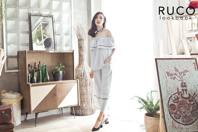 Hot item phải có trong hè: áo trễ vai, váy ren và trang phục đơn sắc - Ảnh 1.