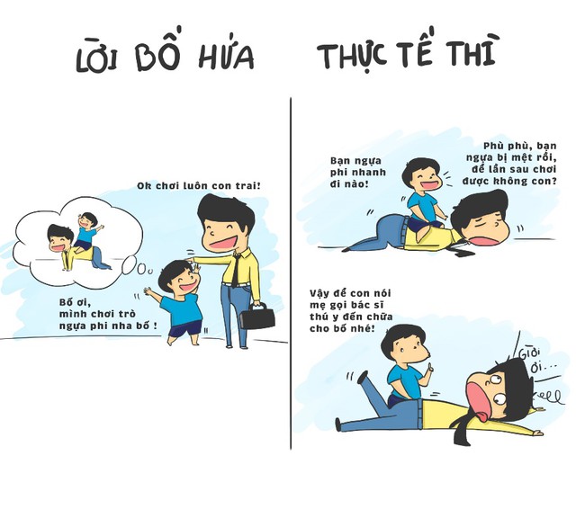 Giật m&igrave;nh với loạt tranh h&agrave;i hước về gia đ&igrave;nh: &ldquo;Để sau nh&eacute; con!&rdquo; - Ảnh 3.
