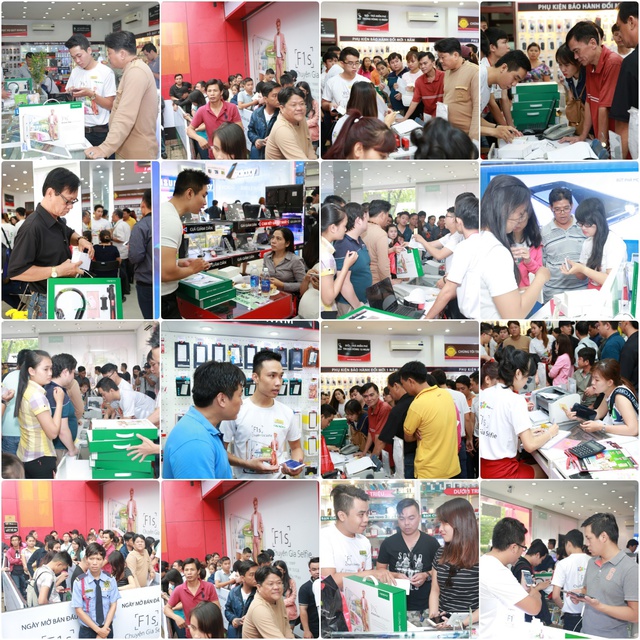 Trong ng&agrave;y mở b&aacute;n đầu ti&ecirc;n, cứ 3 gi&acirc;y c&oacute; 1 m&aacute;y OPPO F1s được b&aacute;n ra - Ảnh 5.