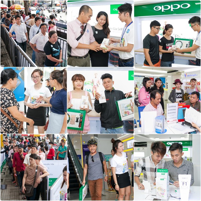 Trong ng&agrave;y mở b&aacute;n đầu ti&ecirc;n, cứ 3 gi&acirc;y c&oacute; 1 m&aacute;y OPPO F1s được b&aacute;n ra - Ảnh 11.