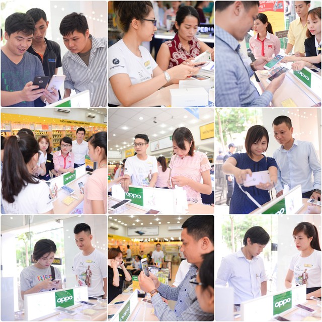 Trong ng&agrave;y mở b&aacute;n đầu ti&ecirc;n, cứ 3 gi&acirc;y c&oacute; 1 m&aacute;y OPPO F1s được b&aacute;n ra - Ảnh 12.