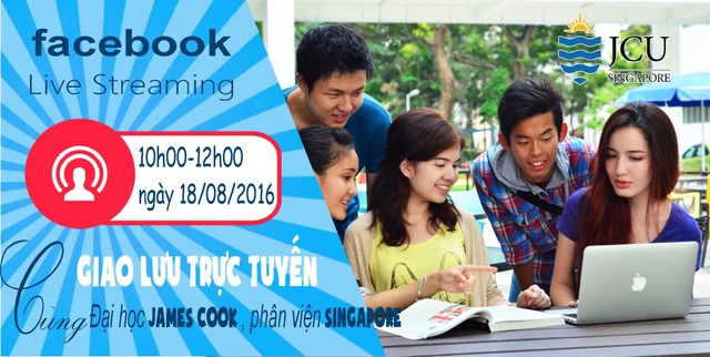 Giao lưu trực tuyến cùng đại diện Đại học James Cook, phân viện Singapore - Ảnh 1.