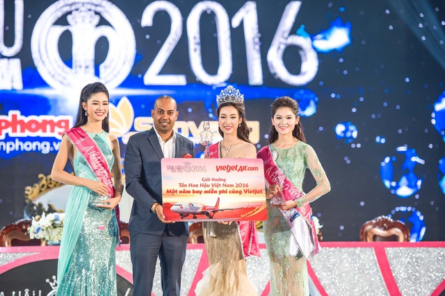 Vietjet dành tặng 1 năm bay miễn phí cho Tân Hoa hậu Việt Nam 2016 - Ảnh 2.