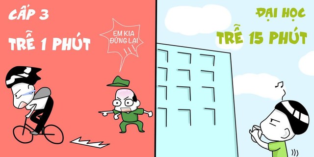 Sự kh&aacute;c nhau Chuẩn kh&ocirc;ng cần chỉnh giữa Cấp 3 v&agrave; Đại học - Ảnh 2.