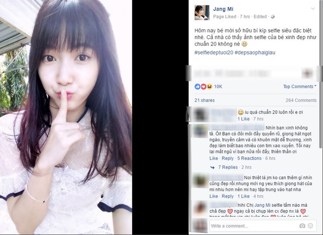 Sau cover nhạc Trịnh, Thánh nữ bolero khiến fan xiêu lòng với ảnh selfie đẹp tuổi 20 - Ảnh 2.