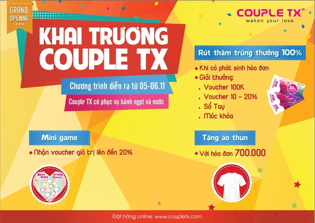 Couple TX ch&iacute;nh thức khai trương cửa h&agrave;ng đầu ti&ecirc;n tại H&agrave; Nội - Ảnh 1.