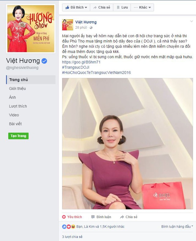 Dàn sao Việt đồng loạt chia sẻ thông tin về Ngày hội Trang sức lớn - Ảnh 2.