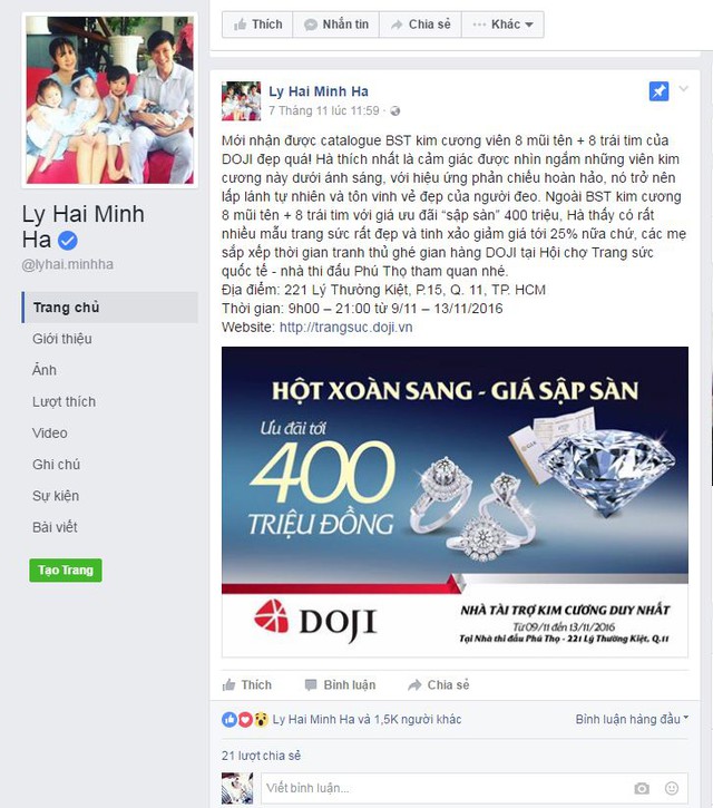 Dàn sao Việt đồng loạt chia sẻ thông tin về Ngày hội Trang sức lớn - Ảnh 3.