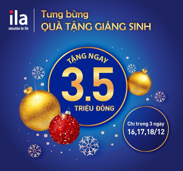 Tưng bừng học bổng mừng Gi&aacute;ng sinh, chỉ 3 ng&agrave;y trong th&aacute;ng 12 - Ảnh 1.