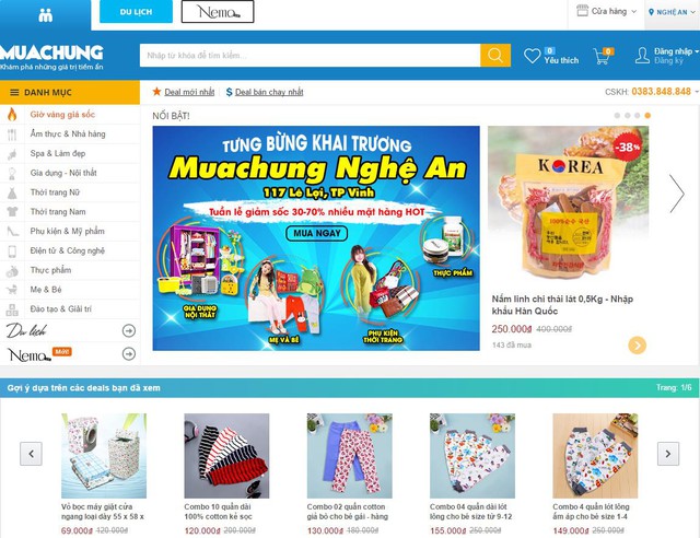 Tưng bừng khai trương cửa hàng Muachung Nghệ An với nhiều mặt hàng giảm cực sốc - Ảnh 1.