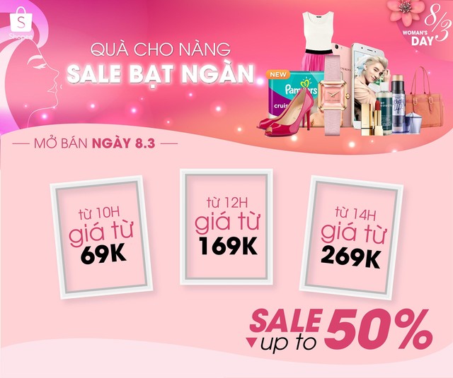 Ứng dụng mua sắm cực hot: Shopee lại đồng giá chỉ từ 69k, chuẩn bị săn đồ cho 8/3 thôi - Ảnh 1.