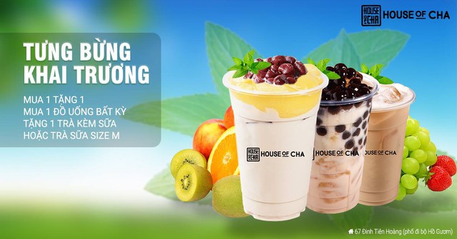 Tr&agrave; sữa House of Cha (phố đi bộ Hồ Gươm) tưng bừng khai trương, nhận qu&agrave; hấp dẫn - Ảnh 5.