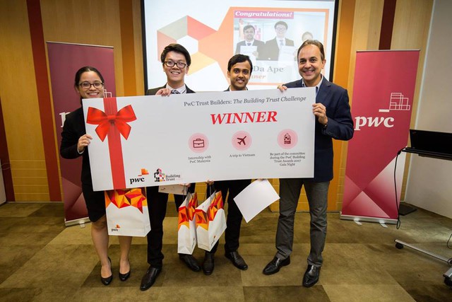 Sinh viên Việt Nam vô địch cuộc thi PwC Trust Builders của hãng kiểm toán hàng đầu PricewaterhouseCoopers - Ảnh 1.