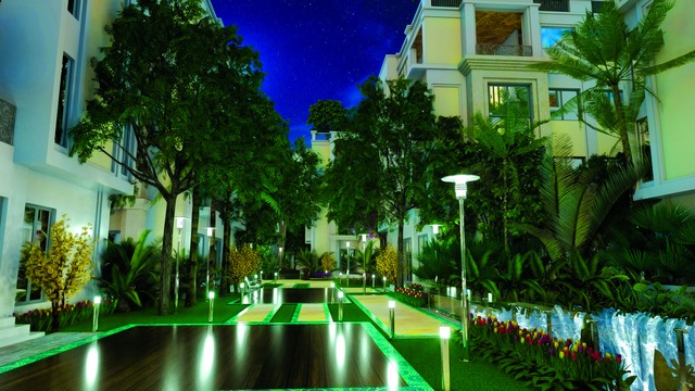 Ảnh kiến trúc biệt thự trong quần thể La Casa Villa