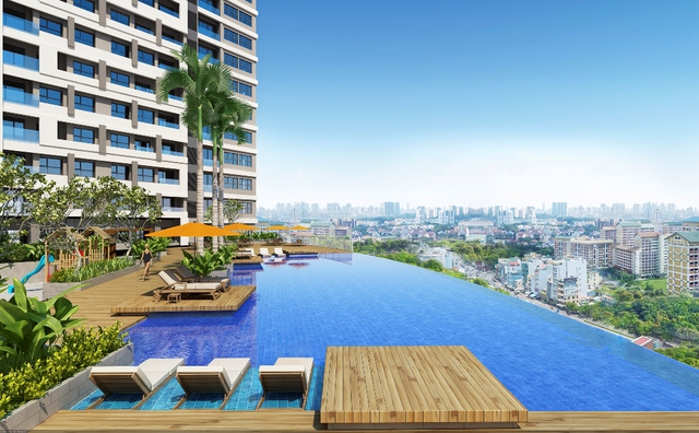 Tiện ích nội khu hiện đại, mang đến những trải nghiệm 2 trong 1 ấn tượng cho chủ nhân sở hữu Office-tel.