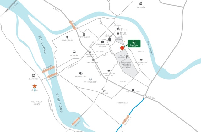 Vùng đất phía Đông được ôm trọn bởi hai con sông lớn dồi dào sinh khí.