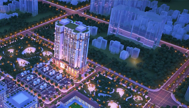 Tổng thể dự &aacute;n Thanh Xu&acirc;n Complex.