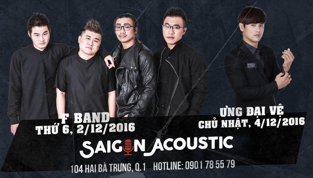 Saigon Acoustic điểm hẹn âm nhạc đậm chất mộc’’ đầy mê hoặc dành cho giới trẻ - Ảnh 1.