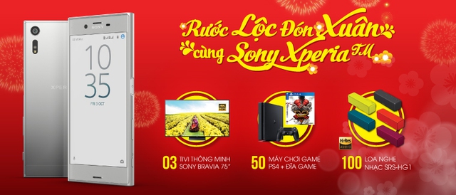 Đón xuân cùng Sony Xperia – Trúng smart TV 75” - Ảnh 1.