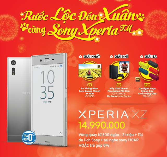 Đón xuân cùng Sony Xperia – Trúng smart TV 75” - Ảnh 2.