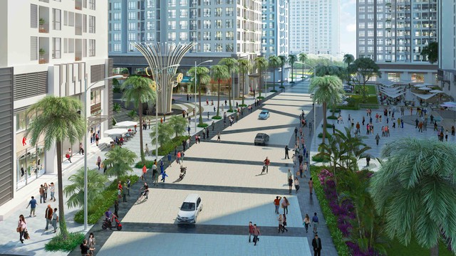 Tuyến phố đi dạo và mua sắm sầm uất tại Park Hill mang lại những trải nghiệm mới cho cư dân