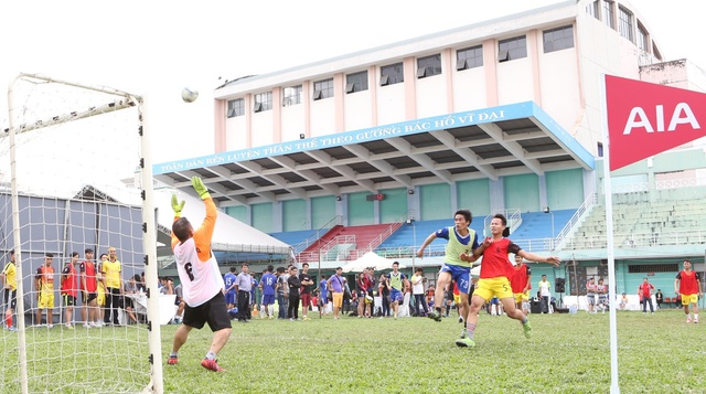 Tranh tài sôi nổi của các đội bóng tham gia AIA Championship