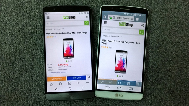 Phần Notification Center của FlymeOS (dưới) so với LG UX