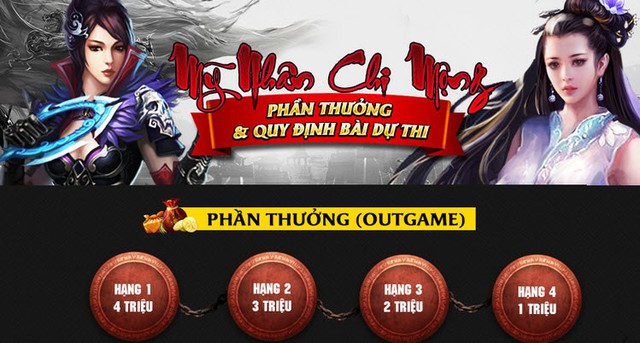 Mỹ Nhân Chi Mộng – sân chơi đầu tiên vinh danh nữ game thủ Võ Lâm Chi Mộng