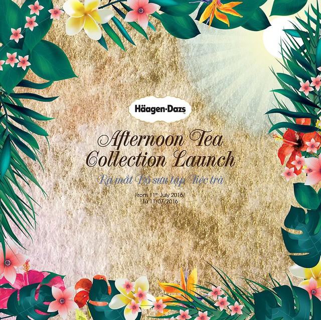 Tiệc trà quý tộc mùa hè tại Häagen-Dazs - Ảnh 1.