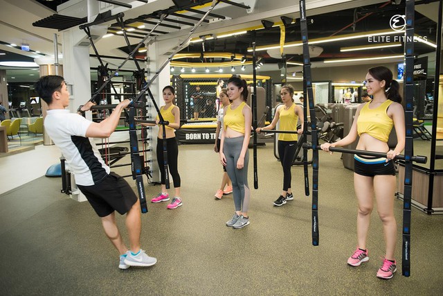 Th&iacute; sinh hoa hậu Việt Nam nỗ lực tập gym giữ d&aacute;ng - Ảnh 9.