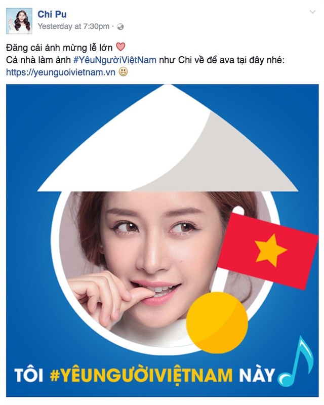 Sao Việt cùng nhau đổi avatar mừng ngày Quốc khánh - Ảnh 3.