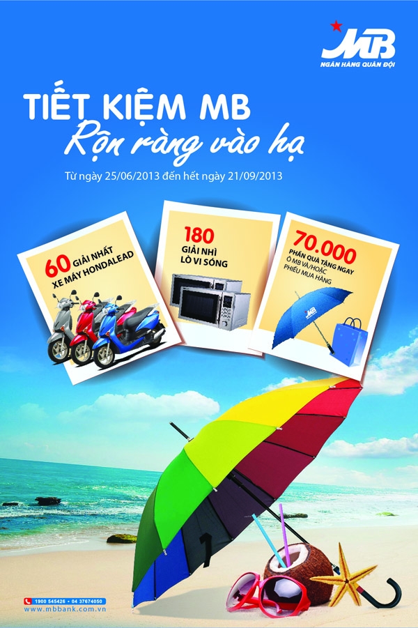MB triển khai chương trình “Tiết kiệm MB, rộn ràng vào hạ” 1 MB triển khai chương trình “Tiết kiệm MB, rộn ràng vào hạ” 1
